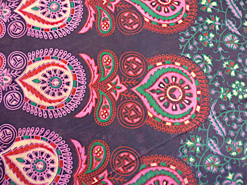 Prächtiger, großer Mandala Wandbehang Tagesdecke